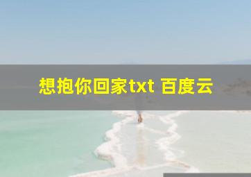 想抱你回家txt 百度云